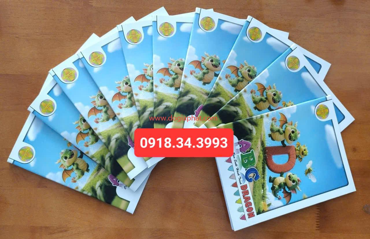 TẬP ABC HÒA BÌNH ĐL 80GSM 200 TRANG 4 Ô + 5 Ô GIÁ SỈ 