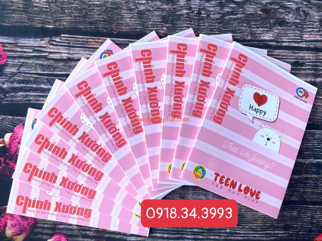 TẬP TEEN LOVE CX ĐL 70GSM 96 TRANG GIÁ SỈ 