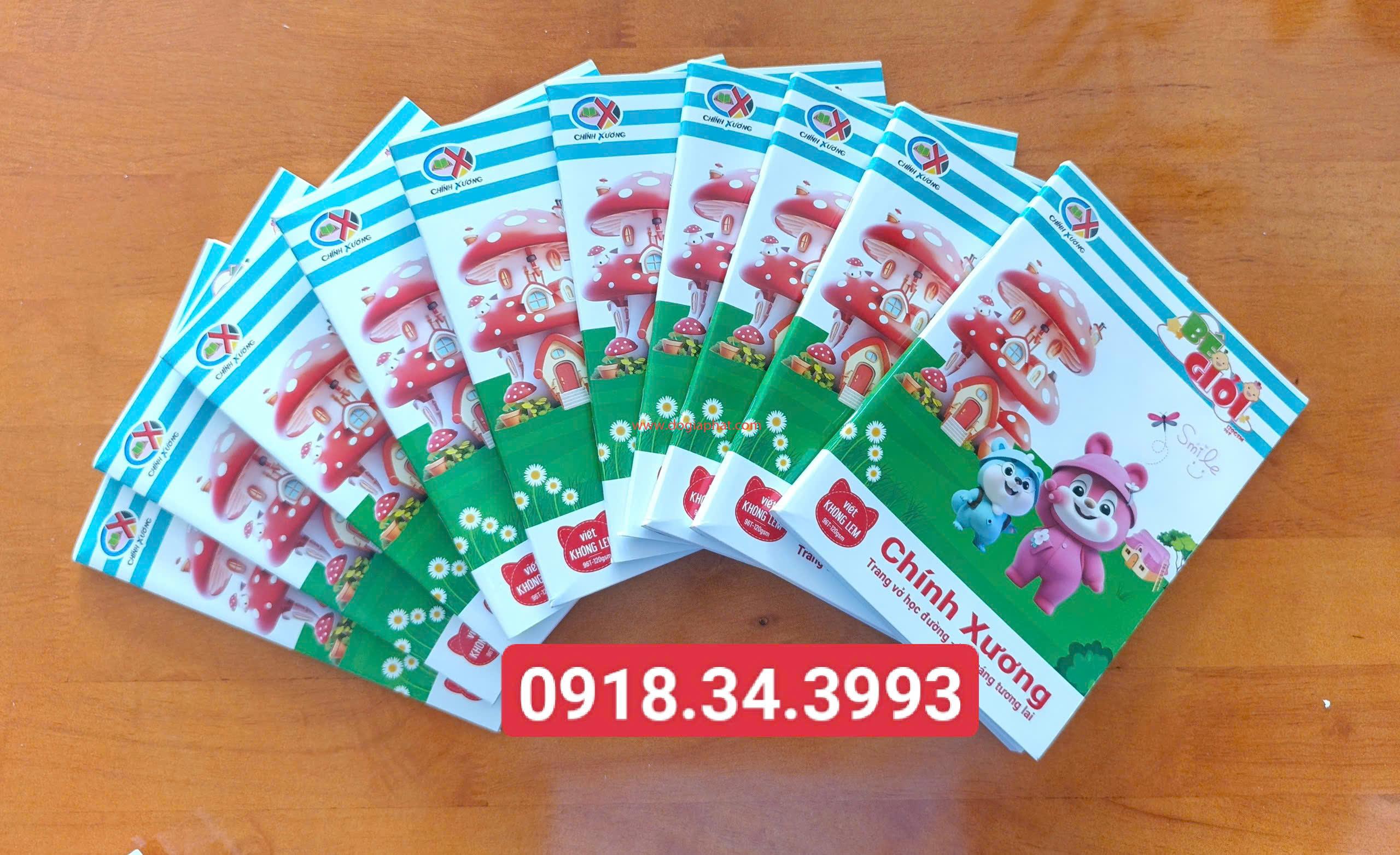 Tập học sinh Bé Giỏi Chính Xương 120gsm 96T 4 Ô + 5 Ô 