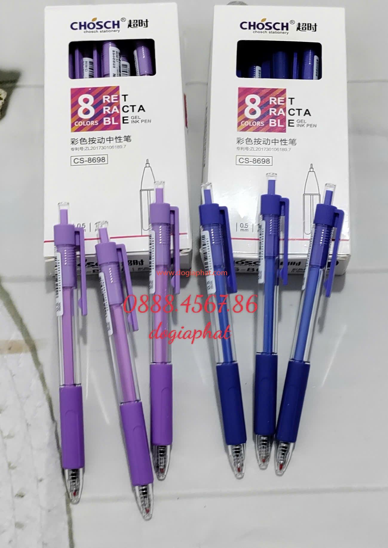 BÚT GEL BẤM CHOSCH CS-8698 GIÁ SỈ 