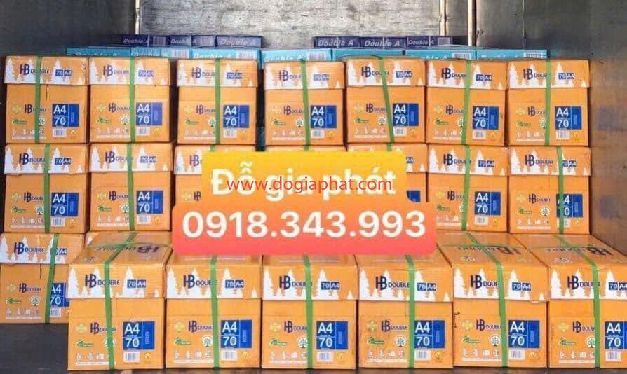GIẤY THÙNG HB DOUBLE A4 70 GIÁ SỈ BAO VAT 
