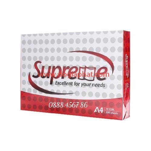 GIẤY IN SUPREME A4 70 GIÁ SỈ 