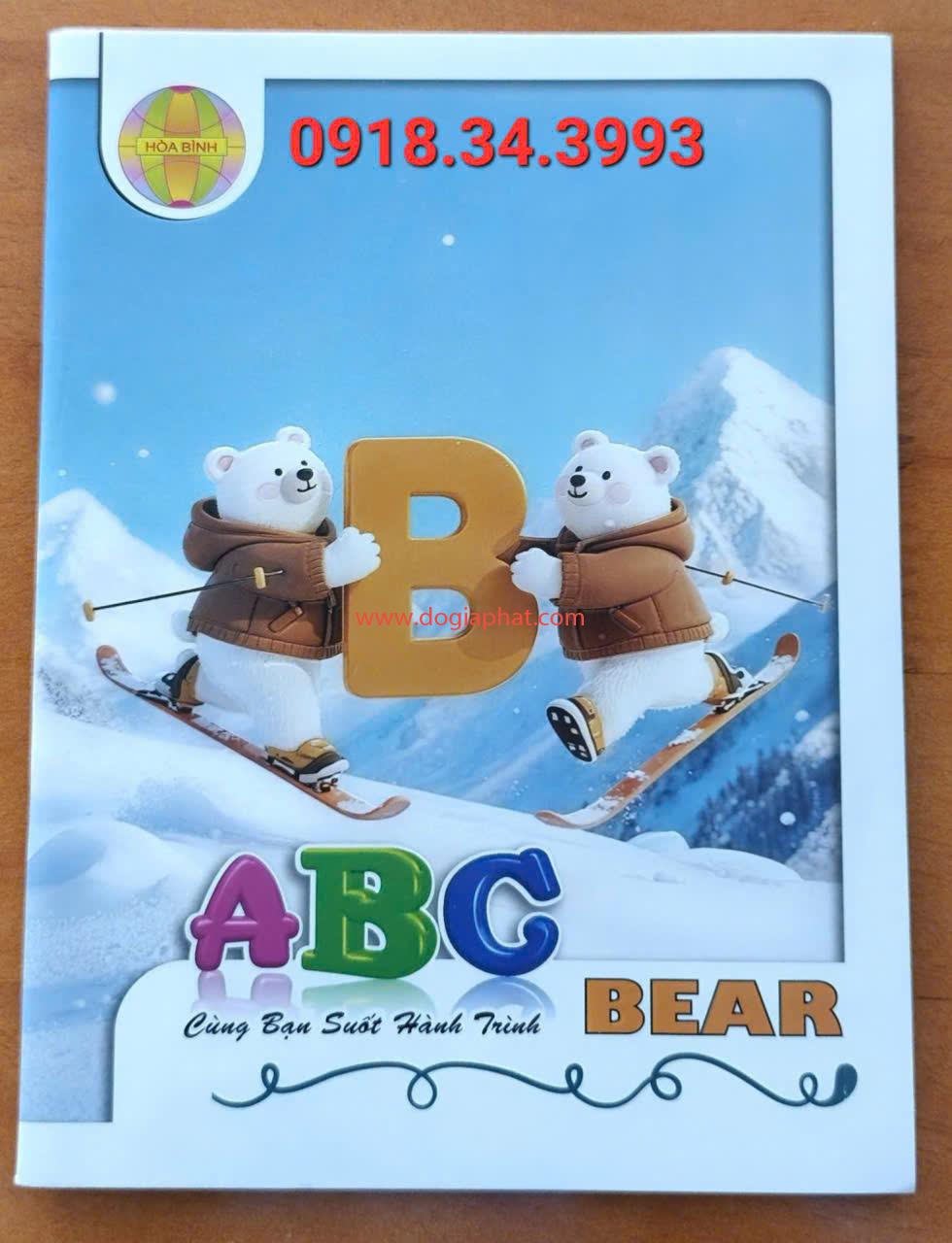 Tập ABC HB 80gsm 96T + 4 Ô + 5 Ô giá sỉ 