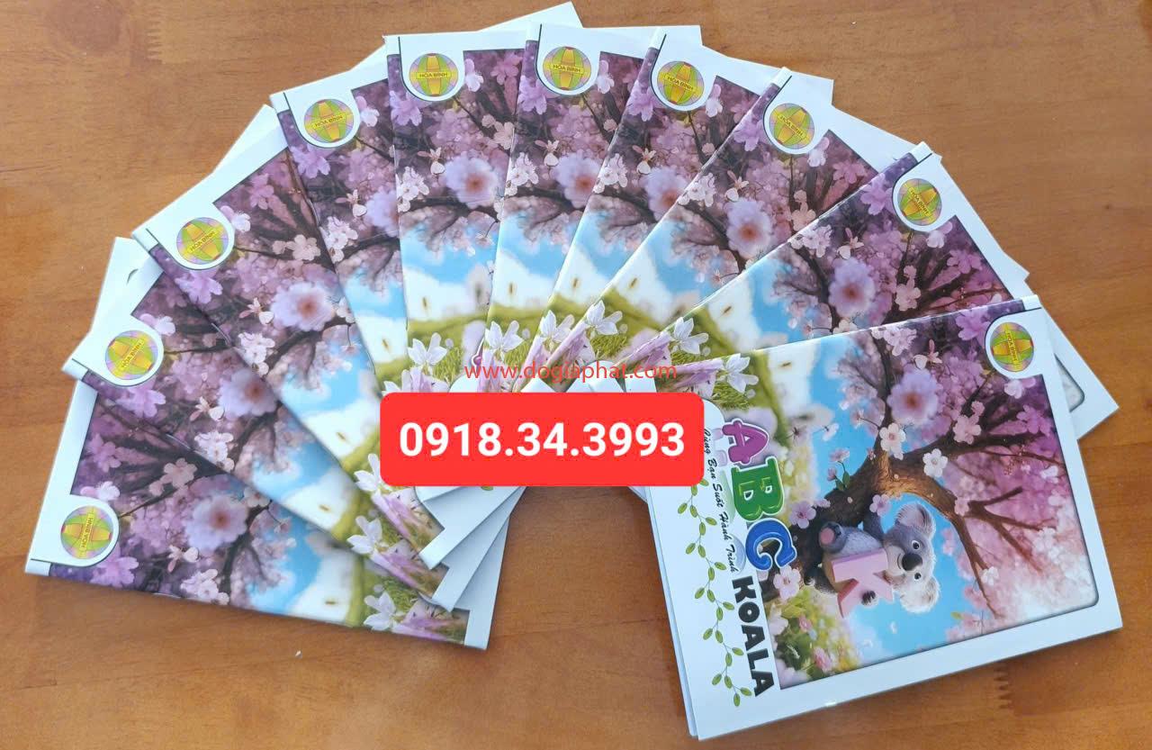 TẬP ABC HÒA BÌNH ĐL 80GSM 96 TRANG 4 Ô + 5 Ô GIÁ SỈ 