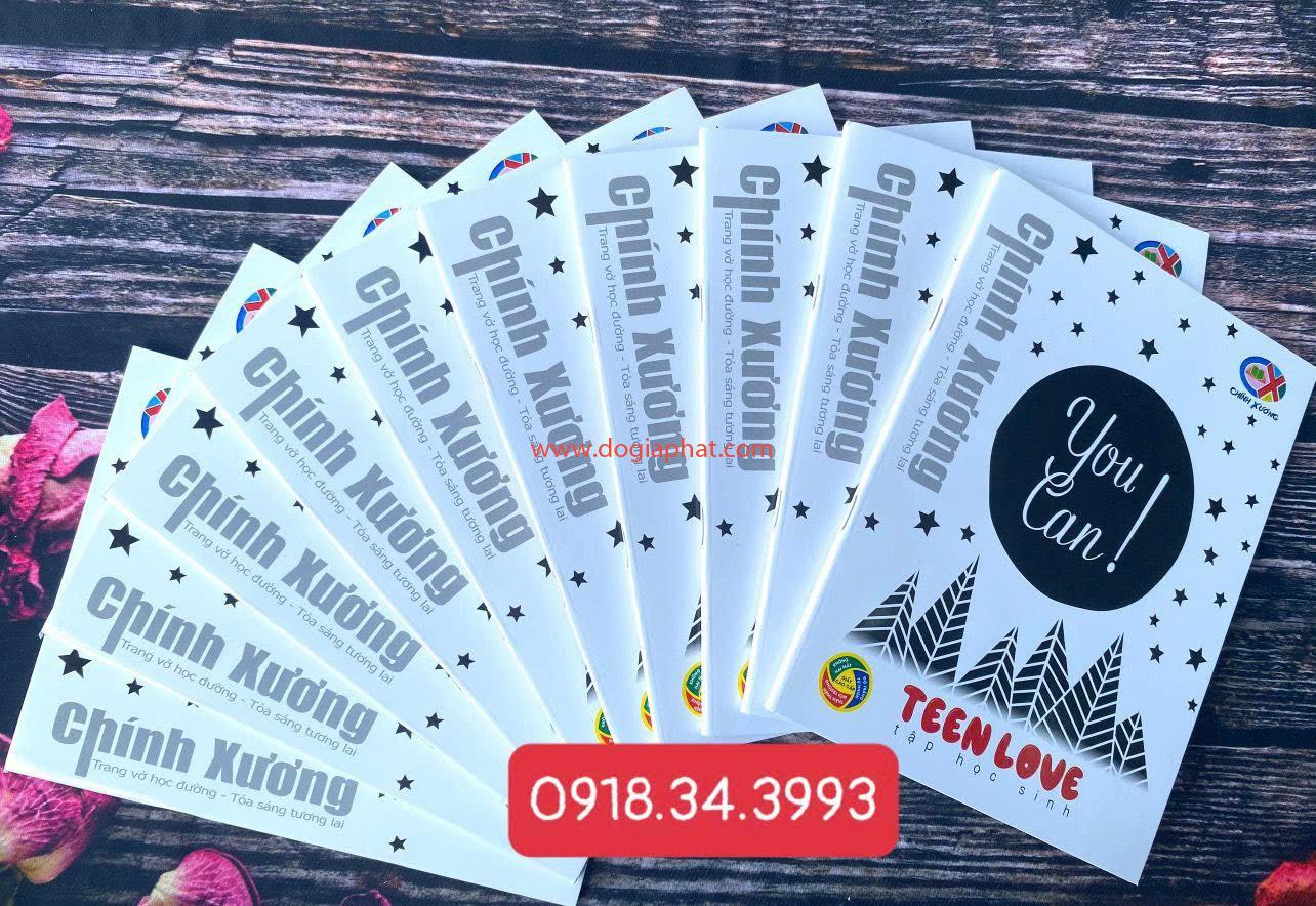TẬP TEEN LOVE CHÍNH XƯƠNG 70GSM 96 TRANG 
