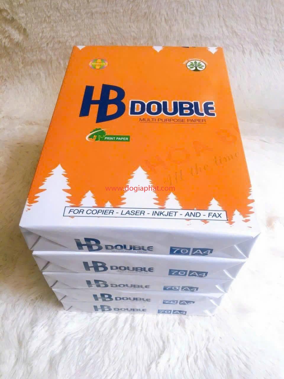 GIẤY HB DOUBLE A4 70 GIÁ SỈ BAO VAT 
