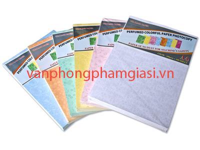 Giấy bìa thơm A4 hồng- dày