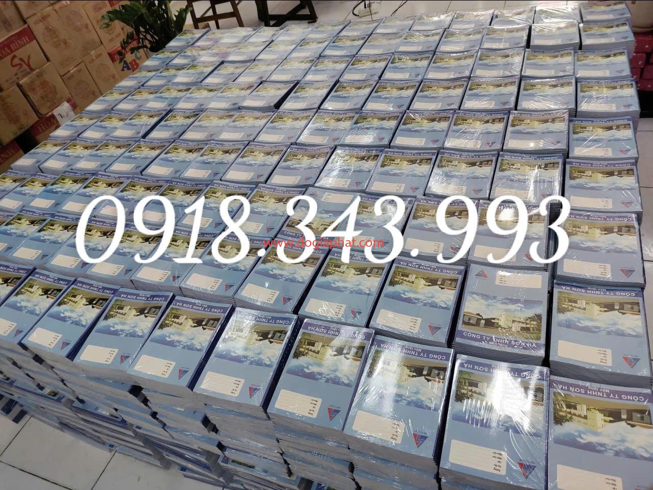 SẢN XUẤT TẬP HỌC SINH TỪ THIỆN THEO YÊU CẦU KH 