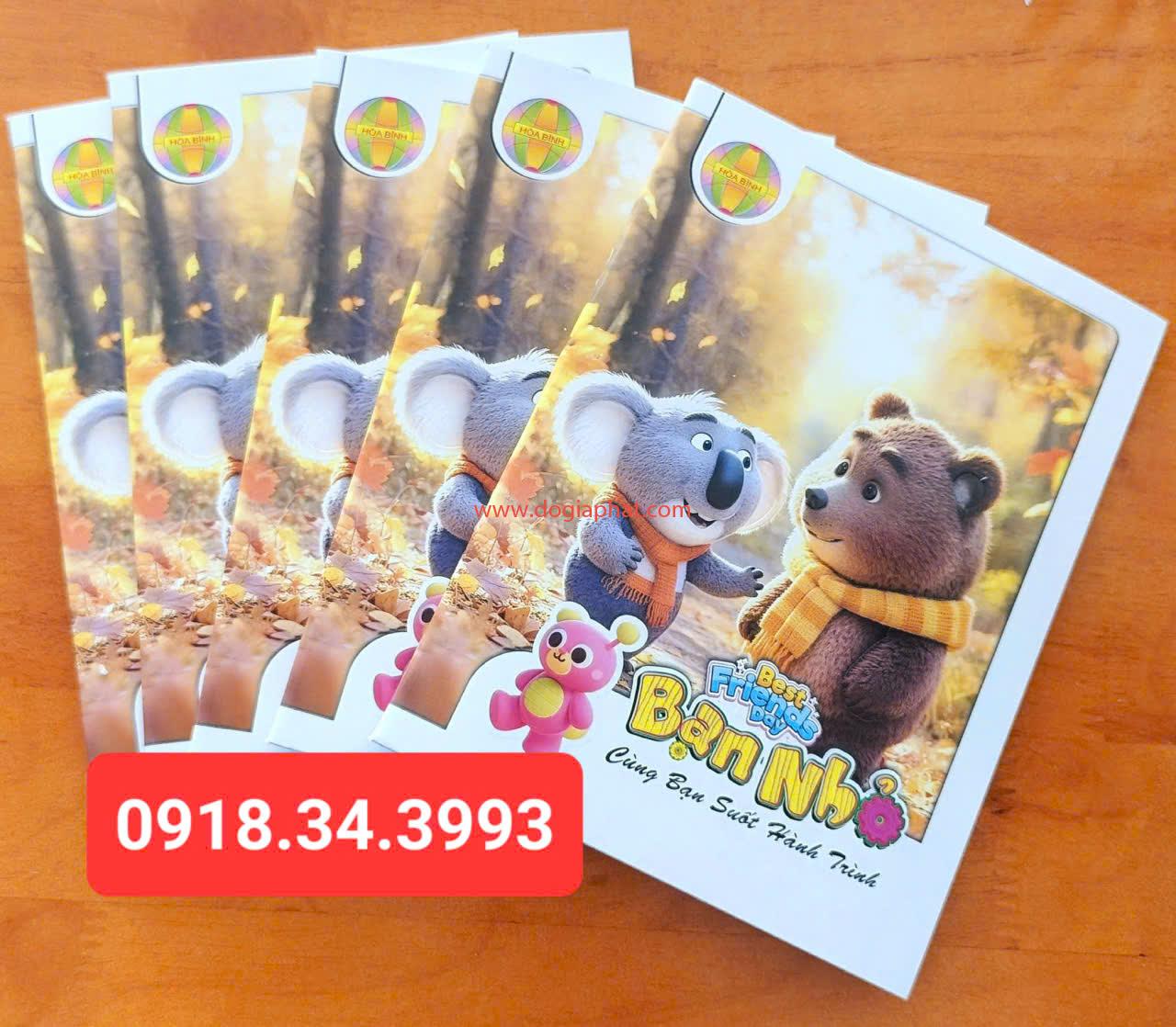 Tập Bạn Nhỏ Hòa Bình 100gsm 96T 