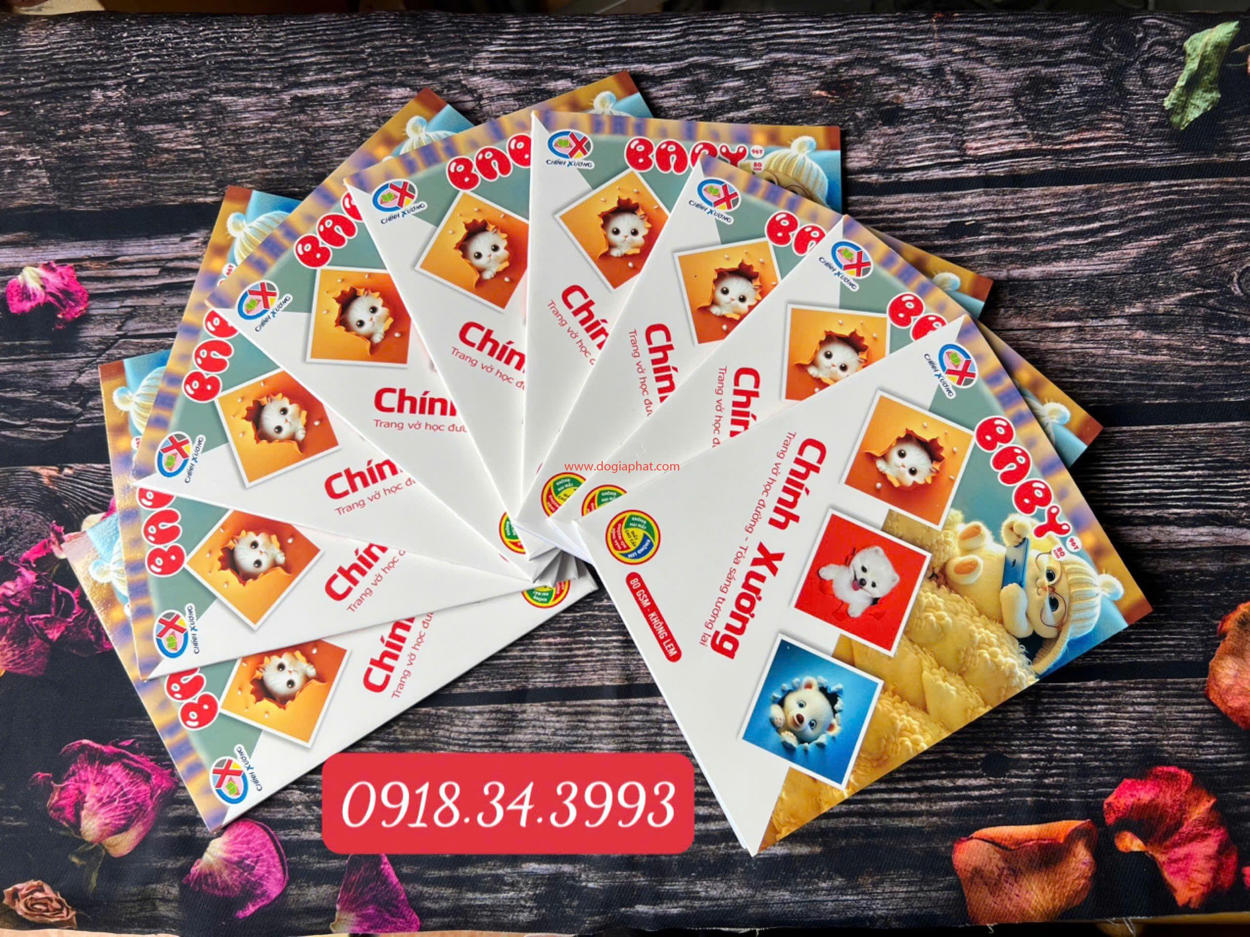 Tập Baby Chính Xương 80gsm 96 trang giá sỉ 