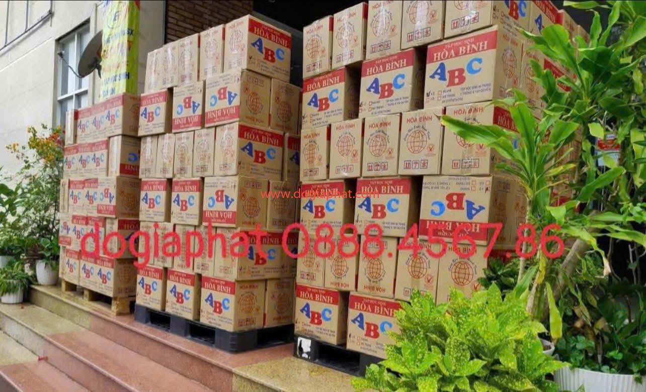 Tập Bạn Nhỏ Hòa Bình 96T 100 gsm 4Ô, 5 Ô GIÁ SỈ