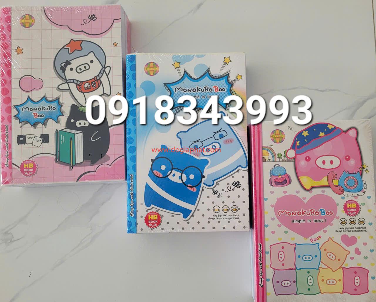 Tập Heoboo Hòa Bình 200T 4 ô 