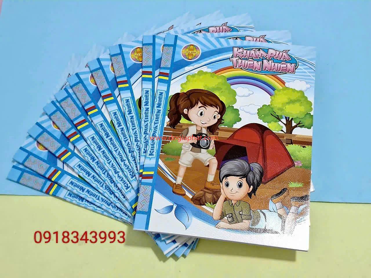 TẬP KHÁM PHÁ THIÊN NHIÊN HÒA BÌNH ĐL 100GSM 48 TRANG 4 Ô + 5 Ô GIÁ SỈ 