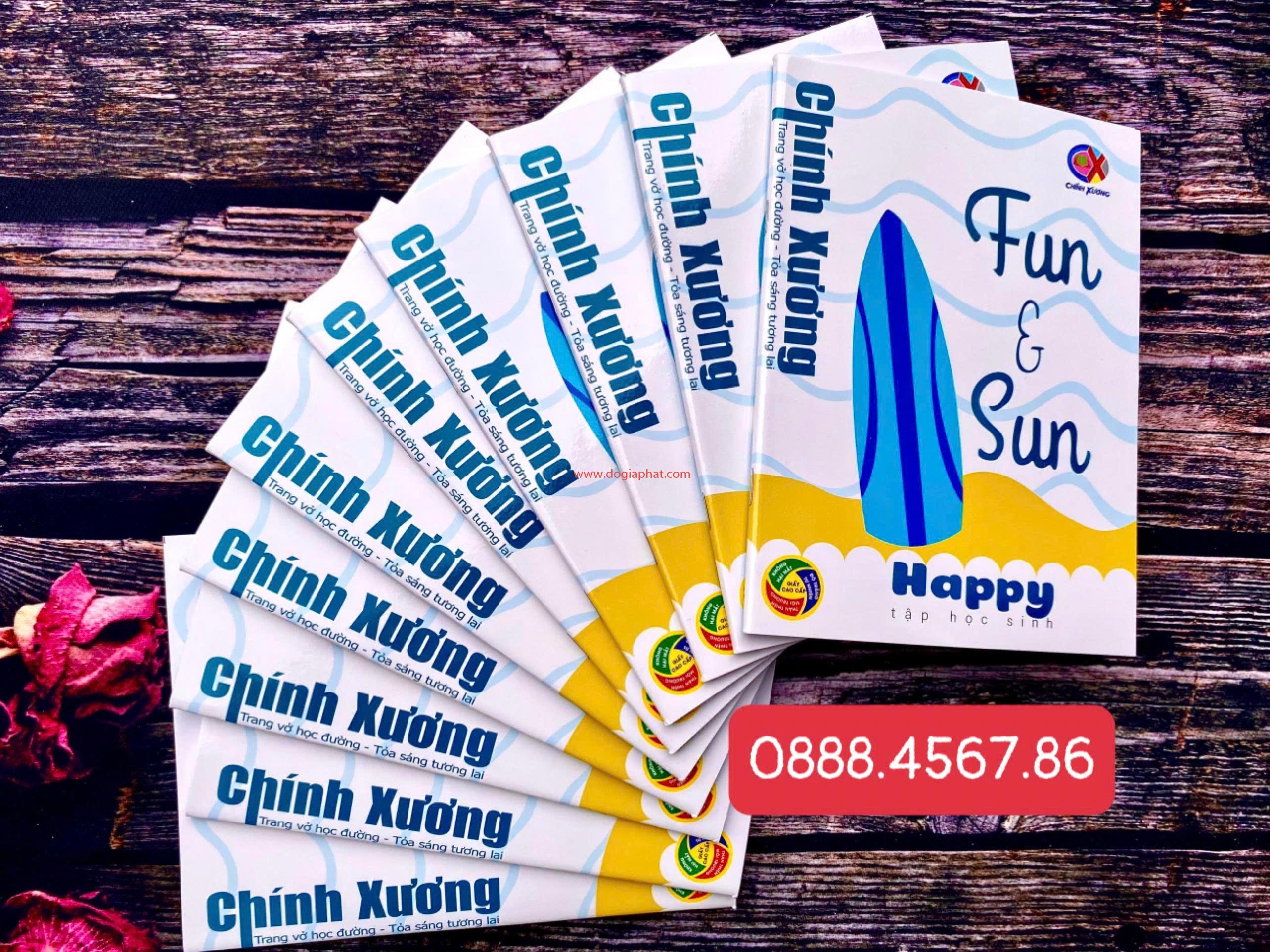 Tập Happy Chính Xương 70gsm 96 trang giá sỉ 