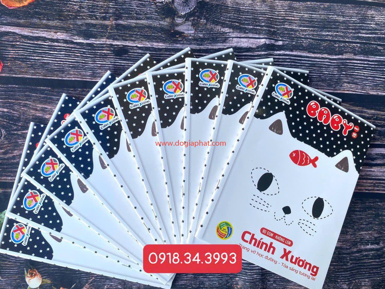 TẬP BABY CHÍNH XƯƠNG 80GSM 96 TRANG 
